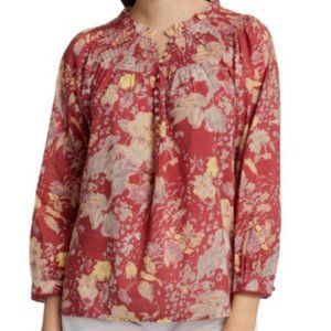PAIGE Jaylee Floral Top Blouse - Size Medium